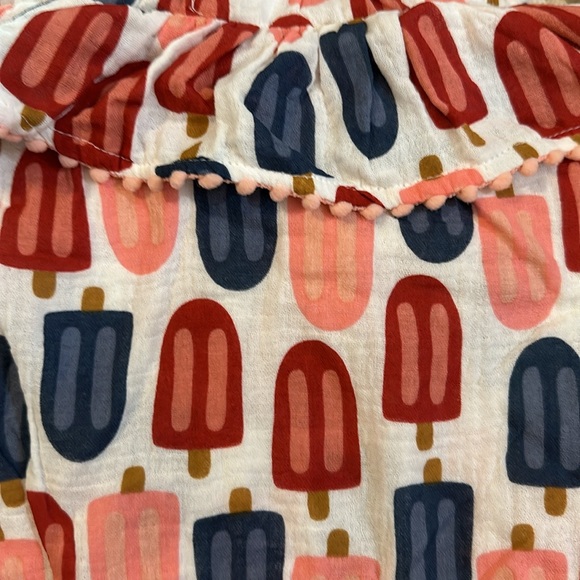 NWT MudPie Popsicle Romper & Headband 3-6m - Picture 2 of 2